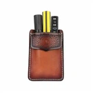 Pocke en cuir porte-stylo Protecteur de poche fait à la main