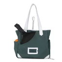 Sac fourre-tout Pickleball pour hommes et femmes avec compartiment à chaussures, sac à main de tennis de sport avec poches avant et arrière pour pagaie, crochet de clôture