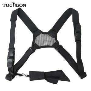 Tourbon jumelles Camera harnais sangle Quick Release bandoulière réglable