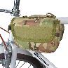 Camo 600D Bicycle Bag Bike Pannier Bag Bicycle Front Tube Frame Bag