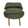 Green Canvas Bicycle Double Pannier Bag