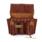 Pochette à outils pour électriciens en cuir microfibre