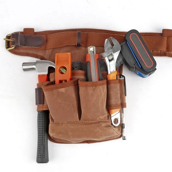 Tourbon-Tourbon-Ceinture à Outils En Cuir Marron Pour Jeans 3 Clips Livraison Gratuite Item 13558409