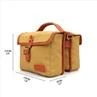 canvas bicycle bag