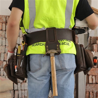 leather tool work pouch hammer holder (7)