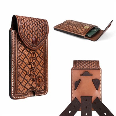 leather belt phone holster (6)