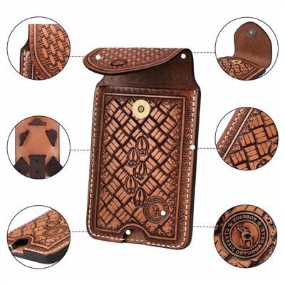 leather belt phone holster (5)